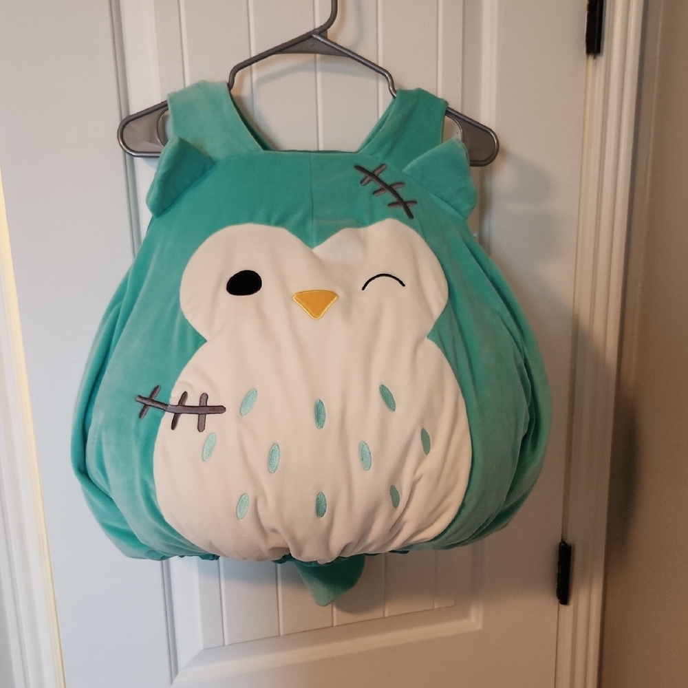 Teal Owl Squishmallow Costume